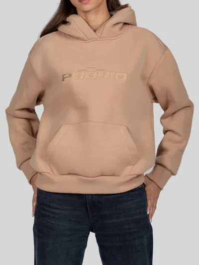 Podhio Hoodie In Brown