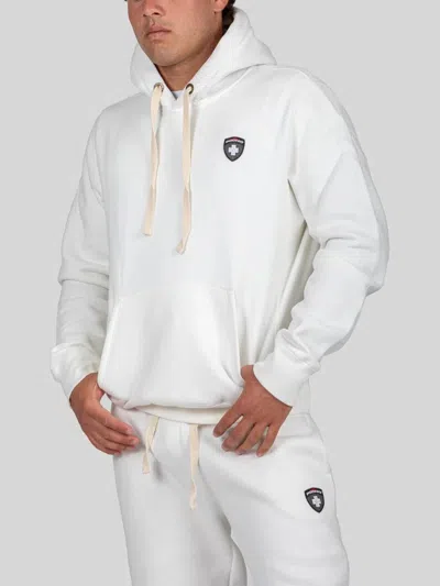 Podhio Hoodie Shield In White