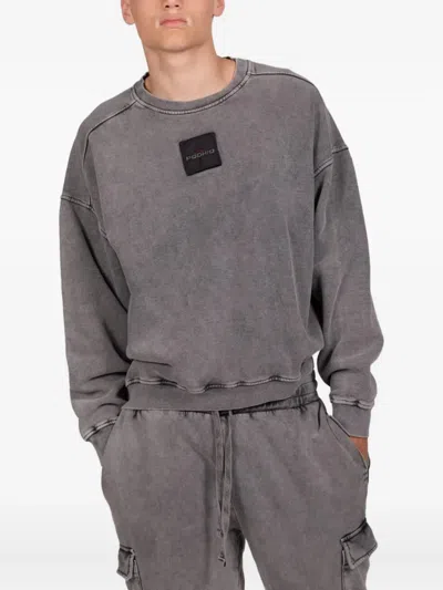 Podhio Logo-patch Cotton Sweatshirt