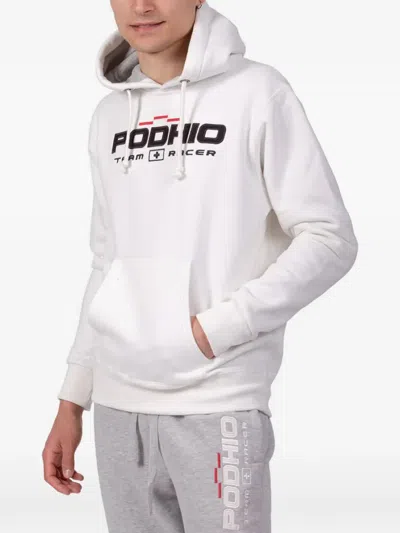Podhio Logo-print Drawstring Hoodie In Multi