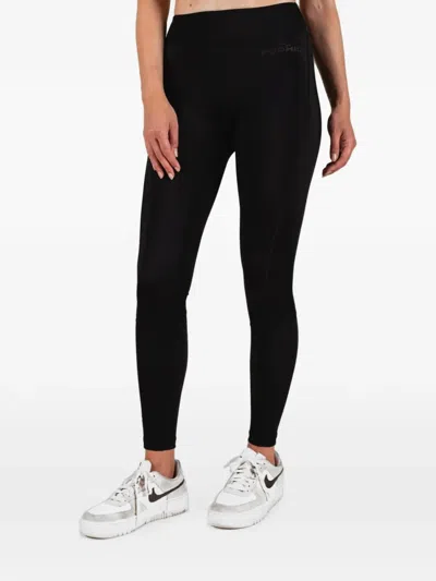 Podhio Logo-print Leggings In Black