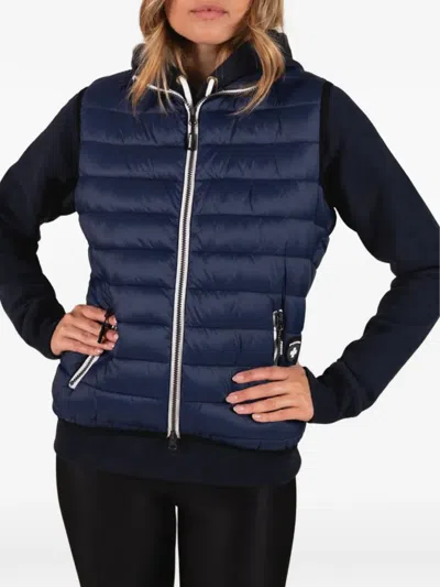 Podhio Puffer Gilet In Blue