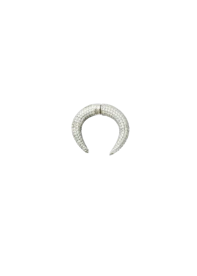 Poem Objects Crescent Earring In Metallic