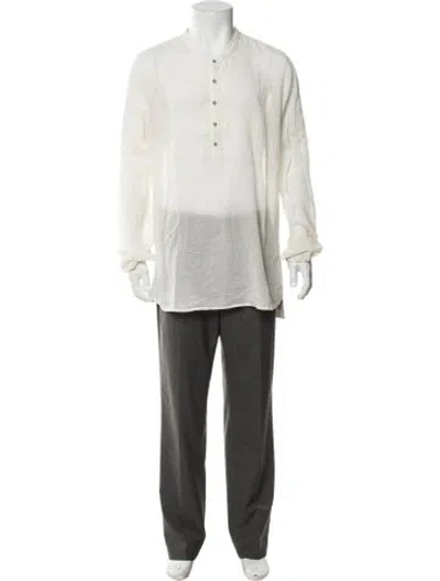 Pre-owned Poème Bohèmien 2013 Long Sleeve Shirt In Neutrals