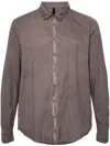 Poème Bohèmien Hemdjacke Aus Leinen In Grau