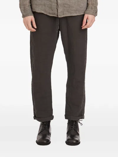 Poème Bohèmien Cropped Trousers In Gray