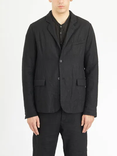 Poème Bohèmien Poeme Bohemien Lined Linen Jacket In Multi