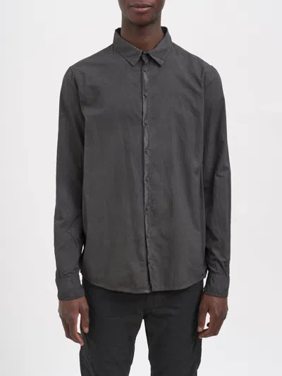 Poème Bohèmien Poeme Bohemien Regular Cotton Shirt In Gray