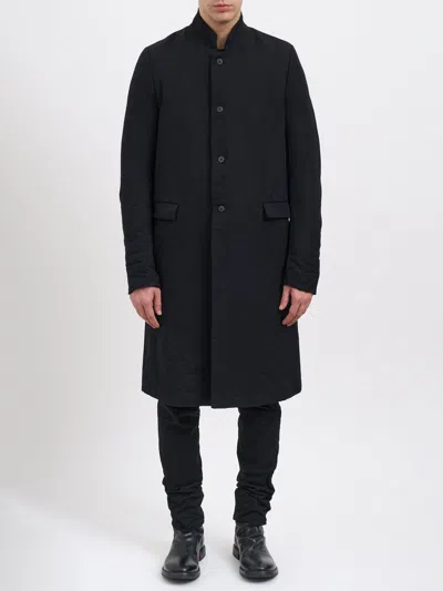 Poème Bohèmien Poeme Bohemien Regular Wool Coat In Black