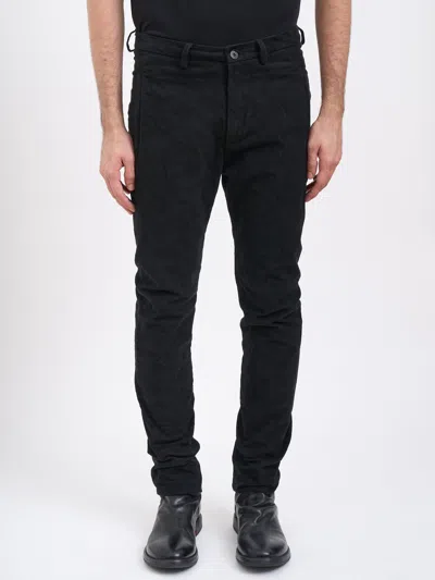 Poème Bohèmien Poeme Bohemien Slim Fit Cotton Trousers In Black