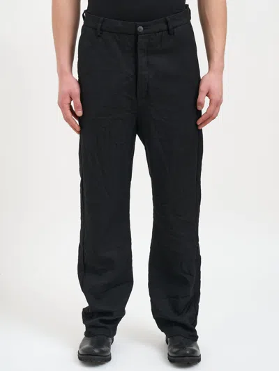 Poème Bohèmien Poeme Bohemien Wide Trousers In Virgin Wool In Black