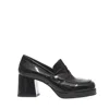 Poesie Veneziane Patent Moccasin Heel In Black
