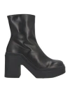 Poesie Veneziane Woman Ankle Boots Black Size 7 Leather