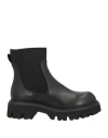 Poesie Veneziane Woman Ankle Boots Black Size 8 Leather