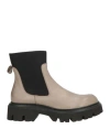 Poesie Veneziane Woman Ankle Boots Grey Size 11 Leather In Multi