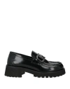 Poesie Veneziane Woman Loafers Black Size 6.5 Leather In Black