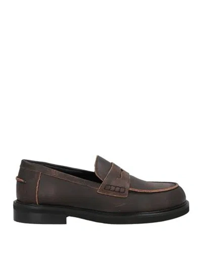 Poesie Veneziane Woman Loafers Cocoa Size 8 Leather In Brown