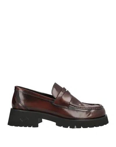 Poesie Veneziane Woman Loafers Dark Brown Size 10 Leather
