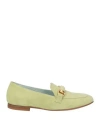 Poesie Veneziane Woman Loafers Light Green Size 8 Leather