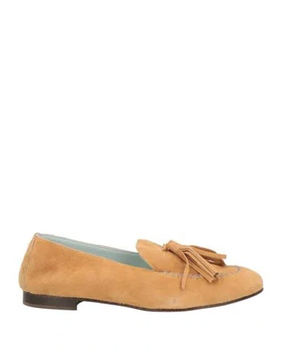 Poesie Veneziane Woman Loafers Sand Size 7.5 Leather In Brown
