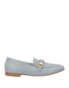 Poesie Veneziane Woman Loafers Sky Blue Size 7 Leather