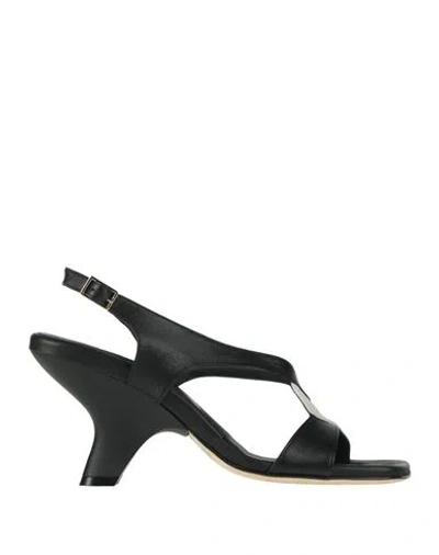 Poesie Veneziane Woman Sandals Black Size 6 Leather