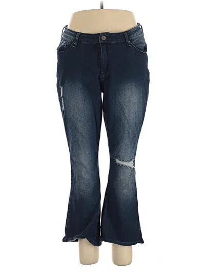 Pre-owned Poetic Justice Jeans In Blue