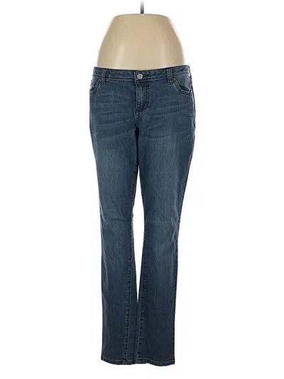 Pre-owned Poetic Justice Jeans In Blue