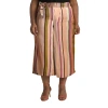 Poetic Justice Womens Plus High Rise Over Belly Wide Leg Palazzo Pant In Sand
