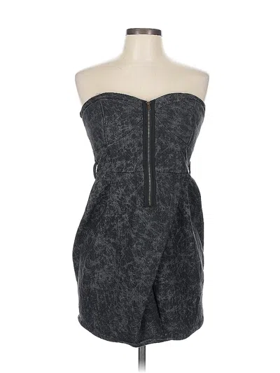 Pre-owned Poetry Clothing Cocktail Dress In Gray