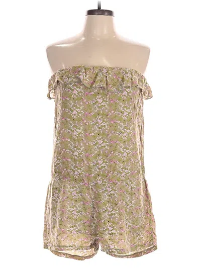 Pre-owned Poetry Clothing Romper In Green