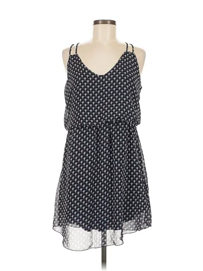 Pre-owned Poetry Sleeveless Top Blue Halter Neckline Tops