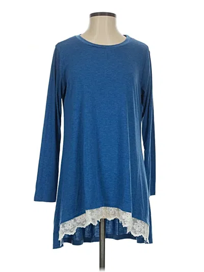 Pre-owned Poetsky Casual Dress In Blue