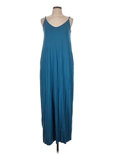 Pre-owned Poetsky Casual Dress In Blue