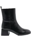 Poeve 50mm Leather Boots In Black