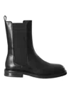 Poeve Elasticated-side Ankle Boots In Black