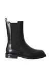 Poeve Elasticated-side Ankle Boots In Black