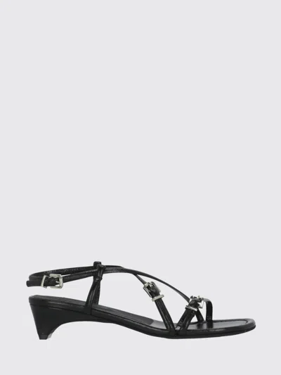Poeve Heeled Sandal Woman In Black