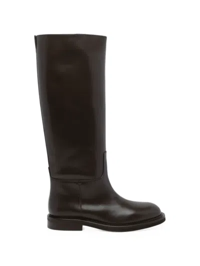 Poeve Noa Knee-high Boots In Brown