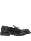 Poeve Penny-strap Loafers In Black