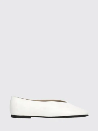 Poeve Ballet Flat  Woman Color Ivory In White