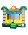 Pogo Bounce House Premium Inflatable Without Blower - Deluxe Castle Big Crossover Inflatable Bouncy House Jumper Unit 