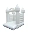 Pogo Bounce House White Inflatable Without Blower Foot - Big Inflatable Bouncer House Castle Unit For Weddings - Jumph