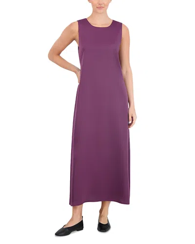 Point A Line Maxi Dress In Plum