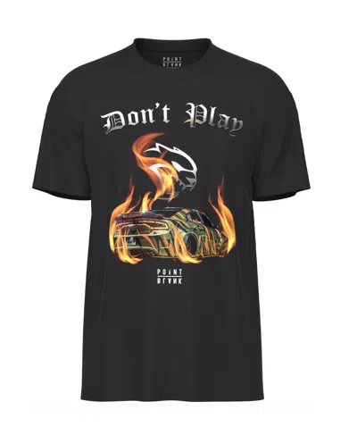Point Blank Men's Hell Cat T-shirt In Black