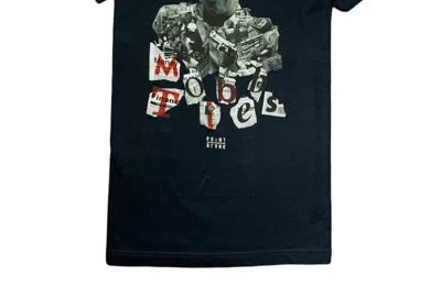 Point Blank Men's Mob Ties T-shirt In Black In Blue