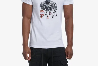 Point Blank Men's Mob Ties T-shirt In White
