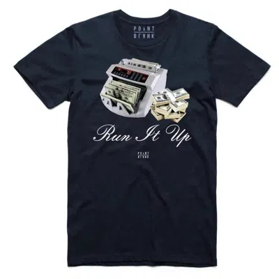 Point Blank Men's Run It Up T-shirt In Navy In Blue