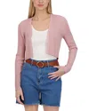 Point Bolero Cardigan In Bleached Mauve