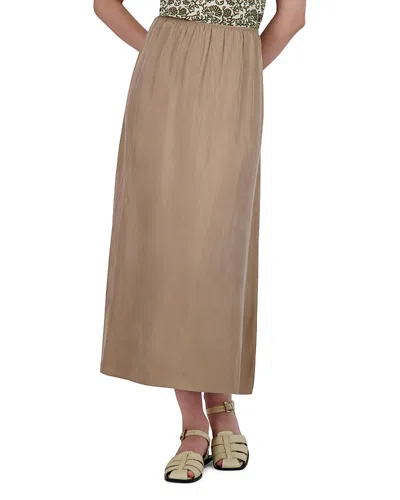 Point Brushed A Line Skirt In Sand